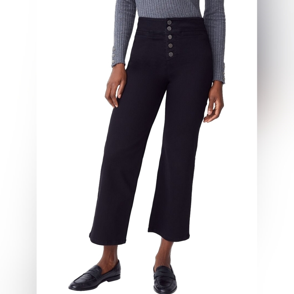 J. McLaughlin Oaks Jean BLACK SZ 10 EUC